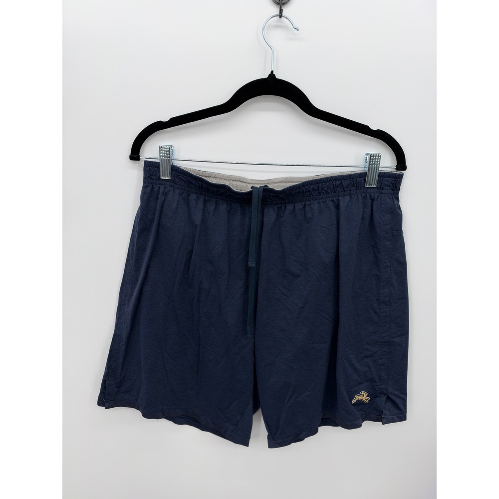 Tracksmith Men's Session Shorts Navy Blue Size Large L Running Athletic Liner